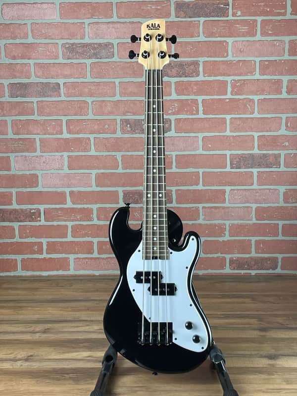 Kala Solid Body 4-String Jet Black Fretted U-Bass image 1