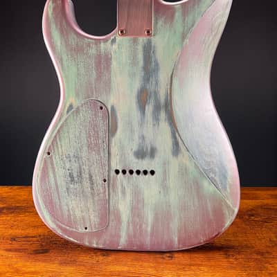 Warmtone Custom Guitars Strat Style Body & Neck W/ Case "Old Winter" Nitro image 7