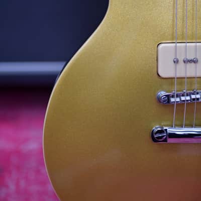 Aria Pro II Gold Top Les Paul p90s '56 Reissue, late 90's image 6