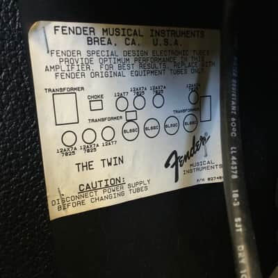 Fender The Twin (red knobs) image 10
