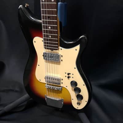 Kapa Continental 12 String Guitar - All Original - Hofner 511 Humbucker Pickups - Modern Faux Tweed Hard Case - 1966 image 11