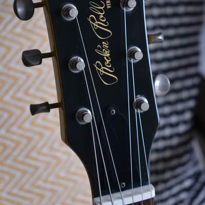 80’s Burny Japan Rock ’n Roll Version RTV-55 Les Paul Junior Double Cut in TV Yellow RARE Fernandes MIJ Japanese Vintage Lawsuit Fujigen JR DC Gibson image 15