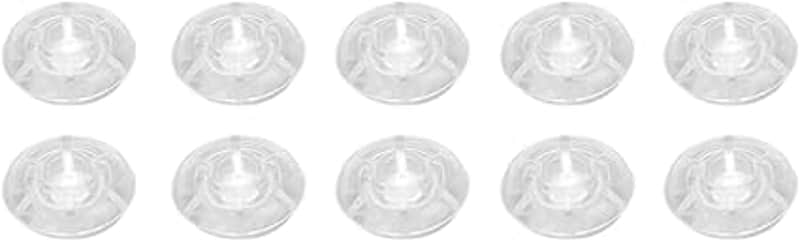 Guitar Effects Pedal Footswitch Toppers, 10Pcs Footswitch Toppers Clear Transparent Universal for Guitar Effects Pedal Accessories, Assist, correct image 1