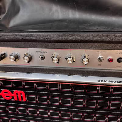 Vintage 1970s WEM Watkins Dominator MKIII MK3 Valve Guitar Amplifier 1x12 Combo image 4