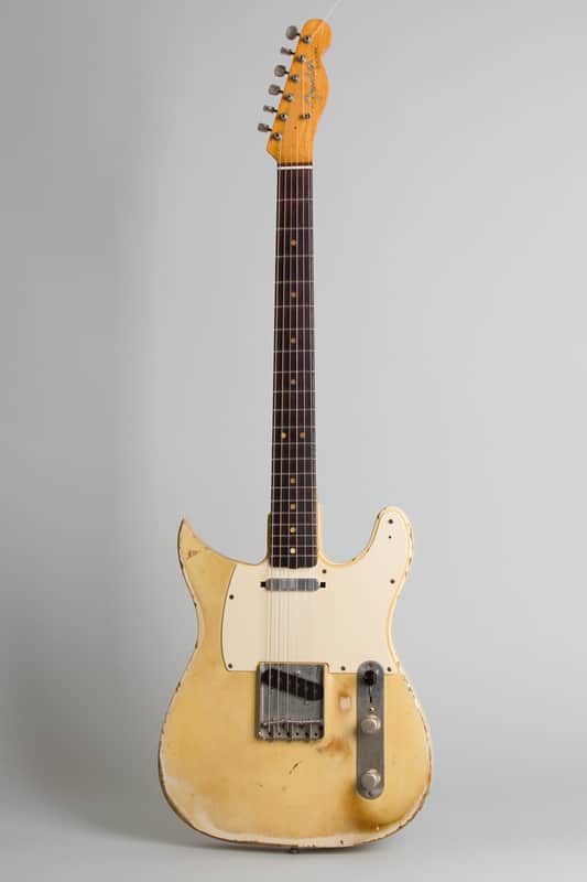Fender Telecaster Owned and Used by Mike Bloomfield Solid Body Electric Guitar (1963), ser. #L11155, brown tolex hard shell case. image 1