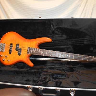 ibanez gio soundgear n427 bass guitar flame top | Reverb