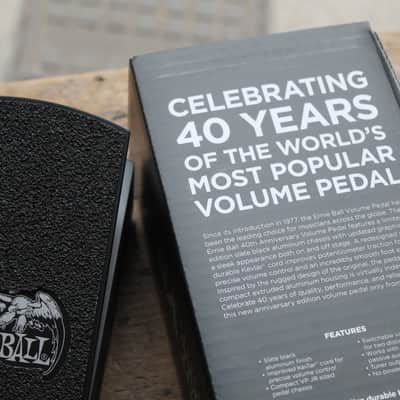 Ernie Ball P0-6110 40th Anniversary VP Volume Pedal with Kevlar Cord Black image 6