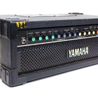 Yamaha B100 III Bass Amplifier Head with Footswitch and Amp Cover