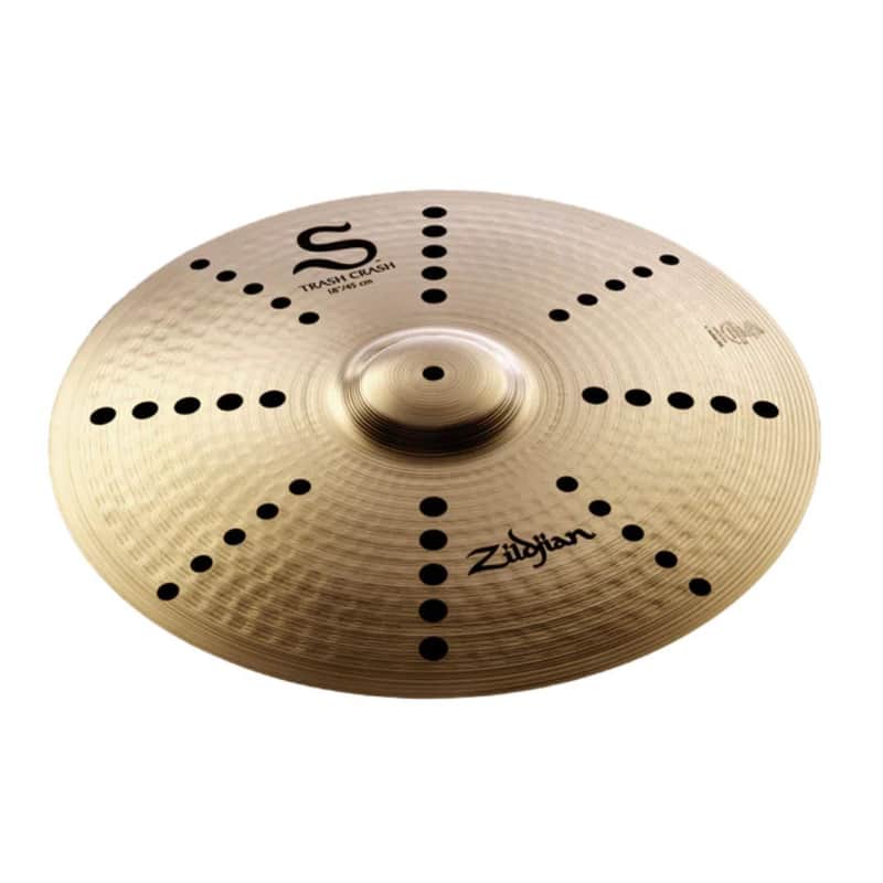 Zildjian 16-Inch S Series Trash Crash Cymbal, Light and Loose, Thin Weight with Trashy White Noise Color image 1