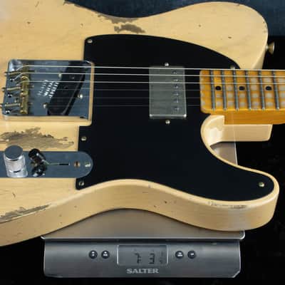 Fender Custom Shop 51 Nocaster Heavy Relic HS Aged White Blonde R150216 image 6