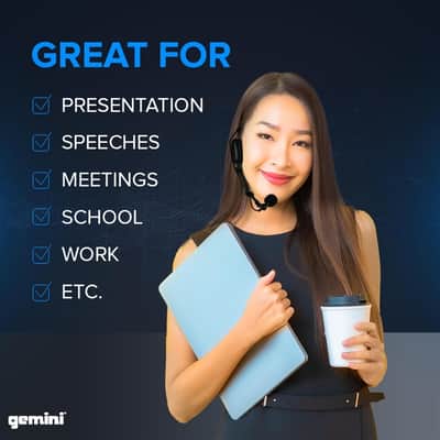 Gemini Sound UHF-6100HL Wireless Lavalier & Headset Mic - Precision Sound for Every Word and Tune image 7