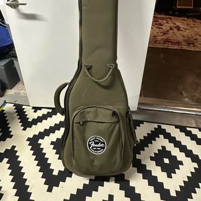 Fender Troubadour Electric Bass Guitar Gig Bag, Olive image 1
