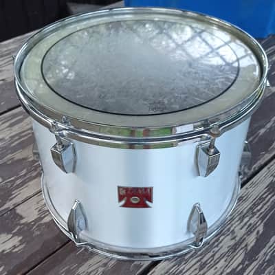 Tama Japan RARE Swingstar Tom 12" Red badge 1983 - Metallic white image 3