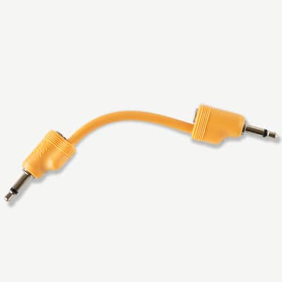 Tiptop Audio Mr. Shorty 12cm Orange Stackcable (each) image 1