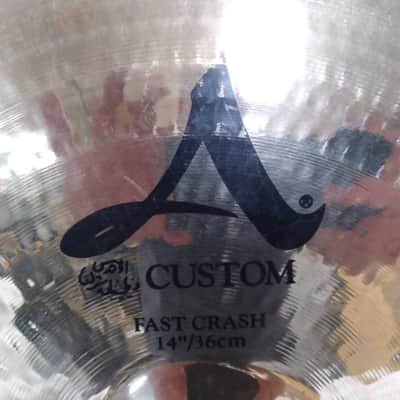 Zildjian 14" A Custom Fast Crash Cymbal 2002 - Present - Brilliant image 4