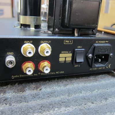 Cary AEC PH-1 Stereo Tube Phono + Stereo Preamp, NOS Vintage USA Tubes, Improved/Updated, Mil Spec Audiophile Parts, Ex Sound, USA - Black image 3
