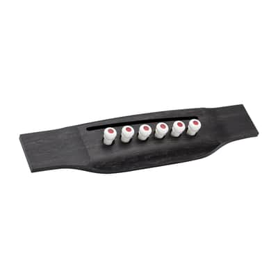 Martin Liquid Metal Bridge Pin Set - Bone with Red image 4