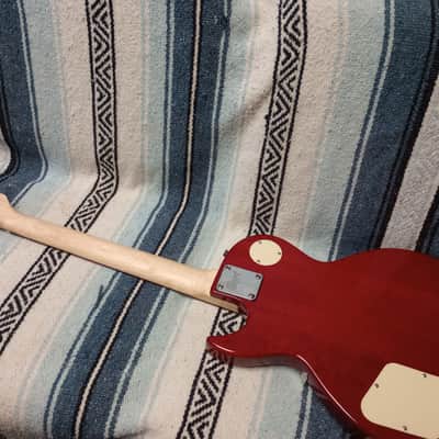 Upgraded Cort CR100 Classic Rock LP HH - Cherry Red Sunburst image 8