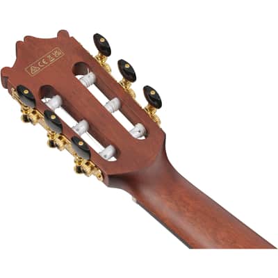 Ibanez GA35TCE GA Classical Acoustic Electric Guitar - Sapphire Red High Gloss image 8