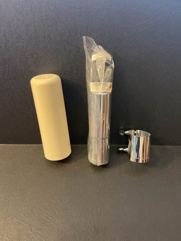 Yanagisawa Metal No. 5 Bb Tenor Saxophone Mouthpiece Y27055 - Silver Plate image 1
