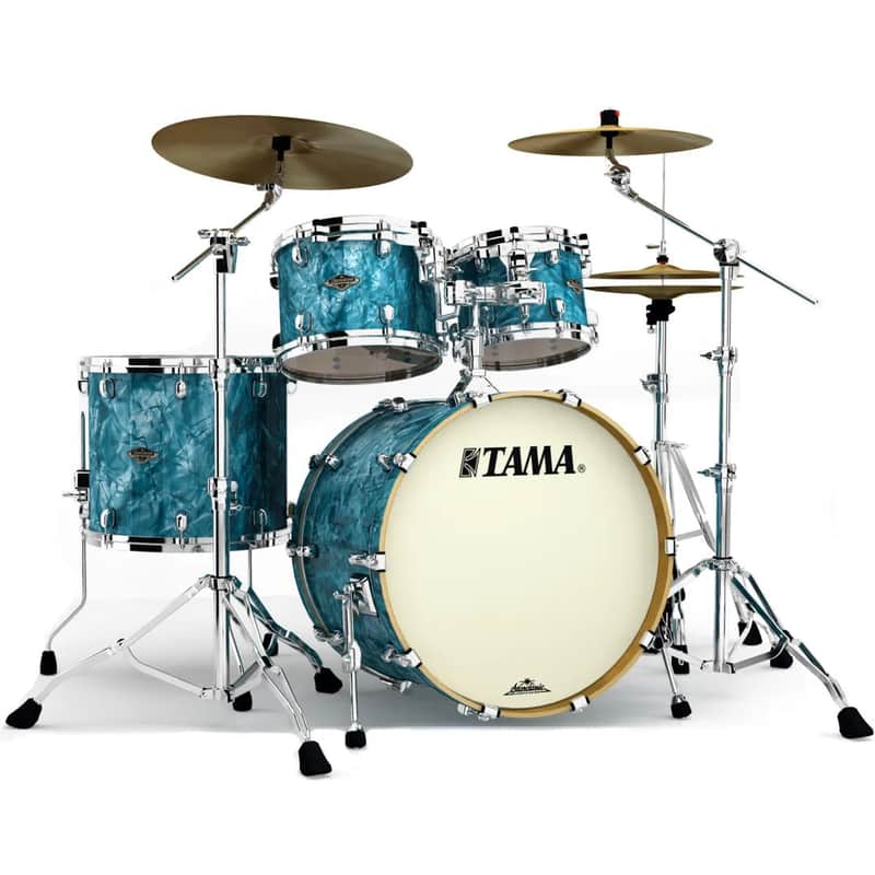 Tama Starclassic Walnut/Birch 4pc Kit - Turquoise Pearl image 1