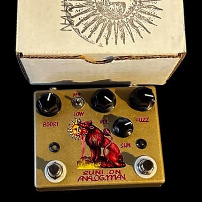 Analogman Sun Lion Fuzz Booster Pedal | Reverb
