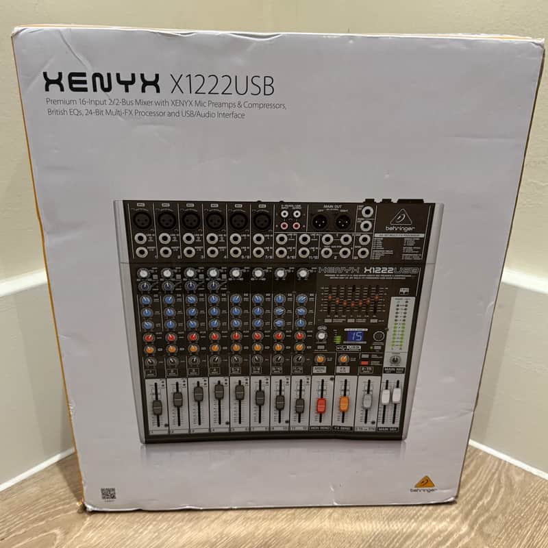 Behringer XENYX X1222USB audio mixing console image 1