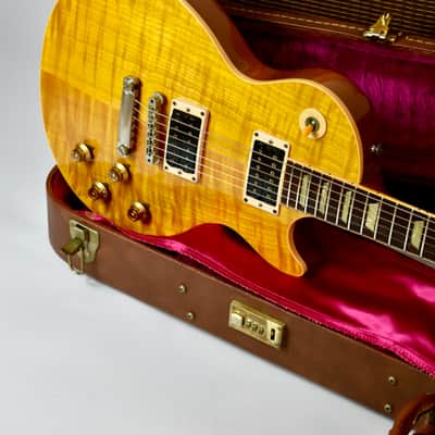 1994 Gibson Yamano Les Paul Classic Premium Plus Translucent Amber w/OHSC, AAA, 9lbs, Slash image 11