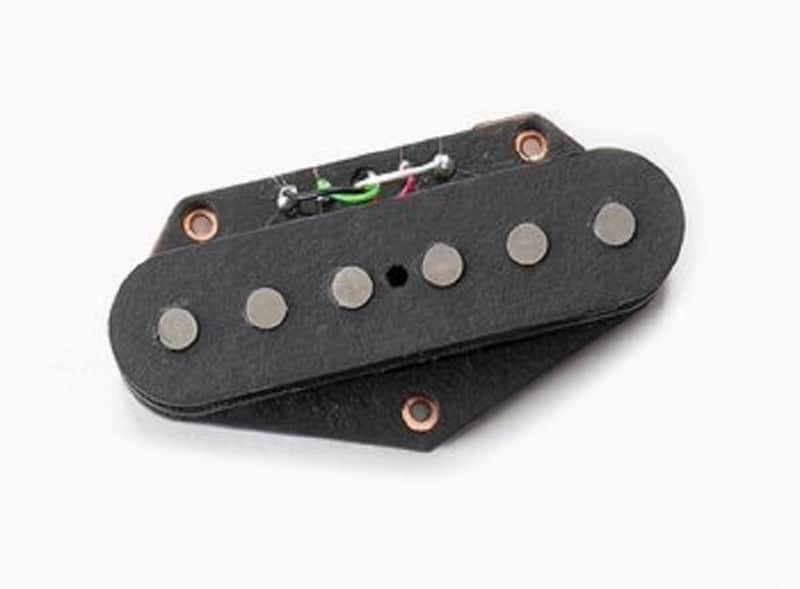 Razor Hiho Stacked Bridge Pickup For Fender Tele - BLACK, #RZR-10033 image 1