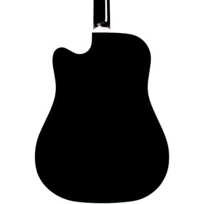 Guild D-140CE Westerly Collection Dreadnought Acoustic-Electric Guitar Regular Black image 2