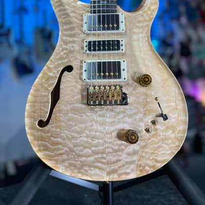 PRS 2025 Wood Library Special 22 Semi Hollow, Custom - Quilt Natural, Paisley Case, Signature Dealer / 553 image 3