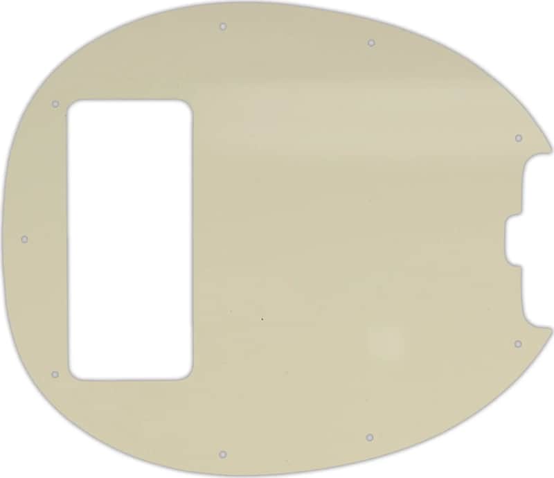 WD Custom Pickguard For Music Man 5 String StingRay 5 Classic Bass #55T Parchment Thin image 1