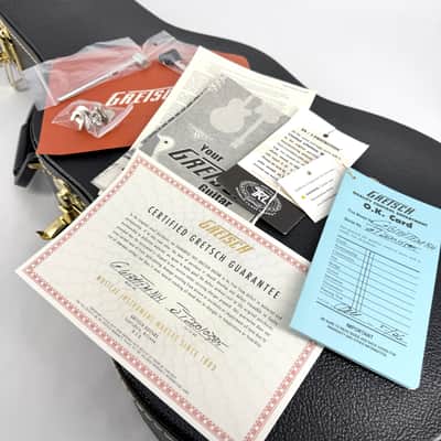2026 Gretsch Nigel Hendroff Penguin G6134TFM-NH - Dark Cherry Metallic Flame image 15