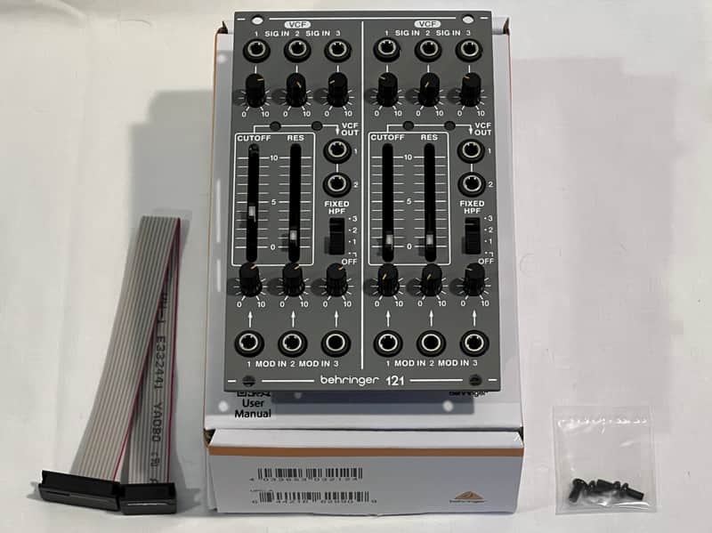 Behringer 121 Dual VCF Eurorack Synthesizer Module 2020 - Present - Black image 1