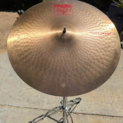 Paiste 2002 18" Heavy Crash-Circa 1985-Weight at 1609/10 Grams image 3