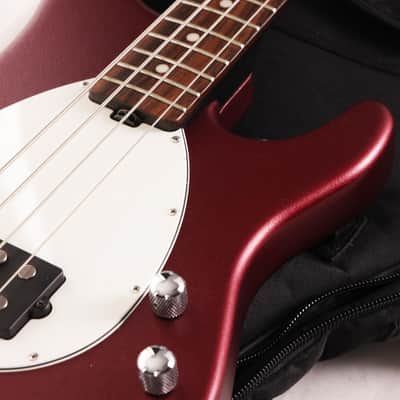 Music Man Sub Sterling Bass Textured Red 2004 image 10