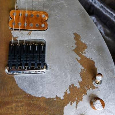 Build to order GB Liuteria Boutique Plié 6 string silver leaf relic edition image 20