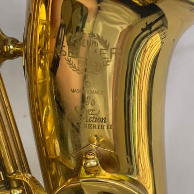 Selmer Sax-Paris 52JU Series II Jubilee Super Action 80 Alto Saxophone Gold Lacquer Made in France image 11
