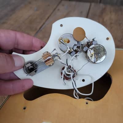 Mosrite Celebrity Hollowbody 4 String Bass 1968 - Natural Blonde image 22