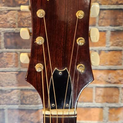 Vintage 1970s MIJ Epiphone FT-140 Bolt-On Dreadnought Acoustic Natural image 6