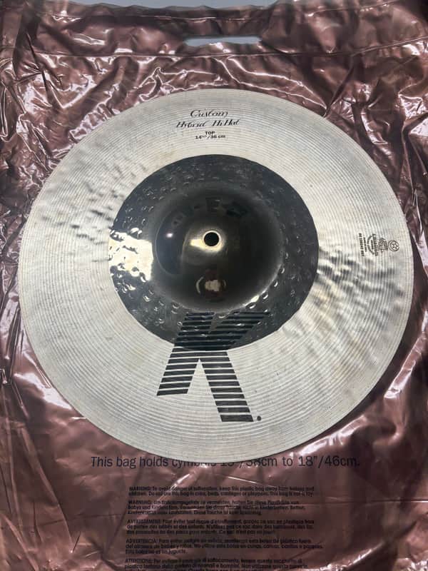 Zildjian 14.25" K Custom Hybrid Hi-Hat Cymbals (Pair) image 1