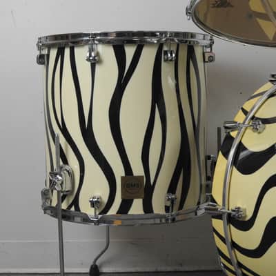GMS Drum Co. Special Edition Zebra Drum Set image 2
