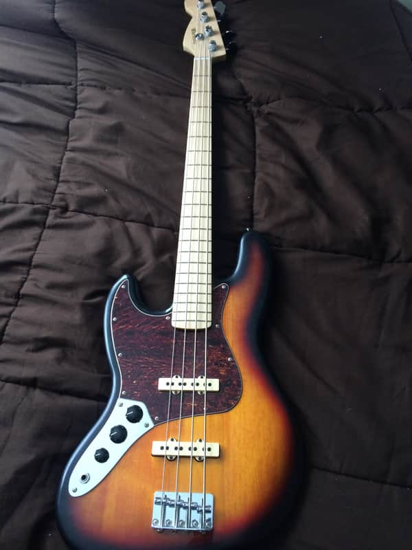 Left Handed Warmoth  Jazz Bass  2014 image 1