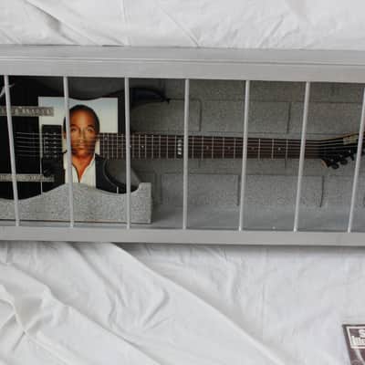 1995 ESP M-II Deluxe Custom Shop OJ Simpson Mugshot Chris Compston Artwork Electric Guitar + OHSC image 23