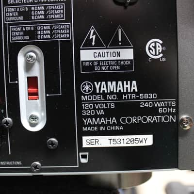 Yamaha Surround Sound System (HTR-5830, YST-SW011, NS-AP1600C & NS-AP1600S image 8