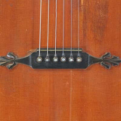 Johann Georg Stauffer style ~1900 romantic guitar - amazing sounding early classical guitar - check video! image 4
