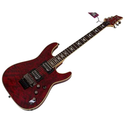 Schecter Omen Extreme-FR guitar in Black Cherry B-Stock 1986 image 1