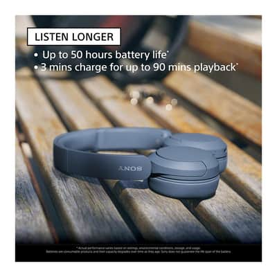 Sony WH-CH520 Wireless Bluetooth On-Ear Headset (Black) with Hard Case image 6