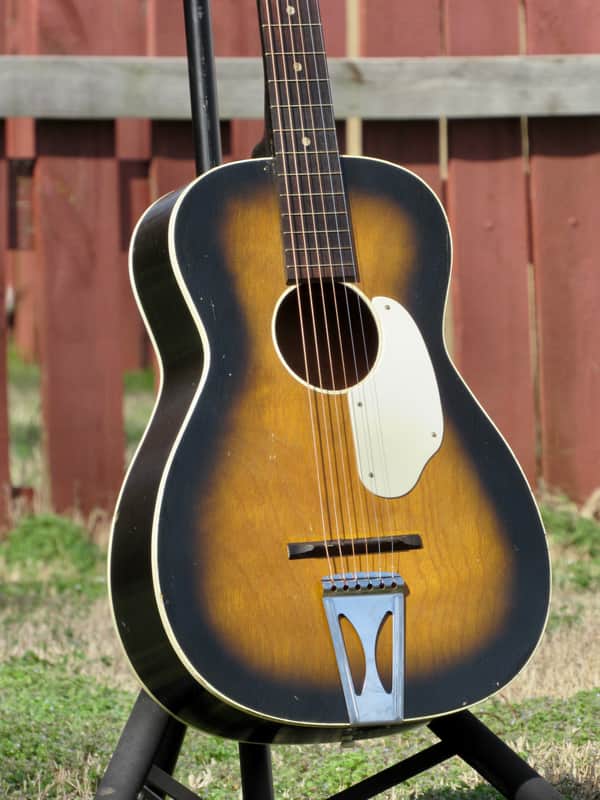 おだんご✩Harmony Stellaパーラーギター1970年代製 Rare~ 1970 Fender Harmony Stella F-1000 Parlor Guitar - All Solid