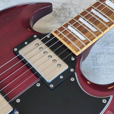 2014 Edwards (by ESP Japan) E-SG-120LT2 SG w/Seymour Duncan's (Cherry Red) image 5